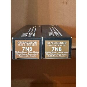 Kenra Color Demi Permanent Hair Color 7NB Medium Blonde Natural Brown 2 Pack
